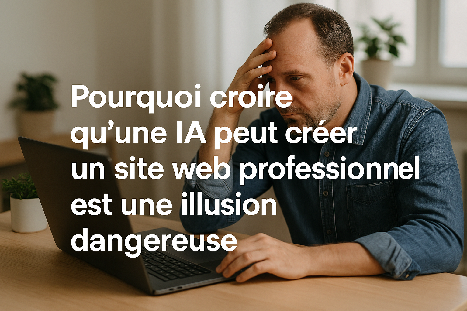 Image for Pourquoi croire qu’une IA peut créer un site web professionnel est une illusion dangereuse