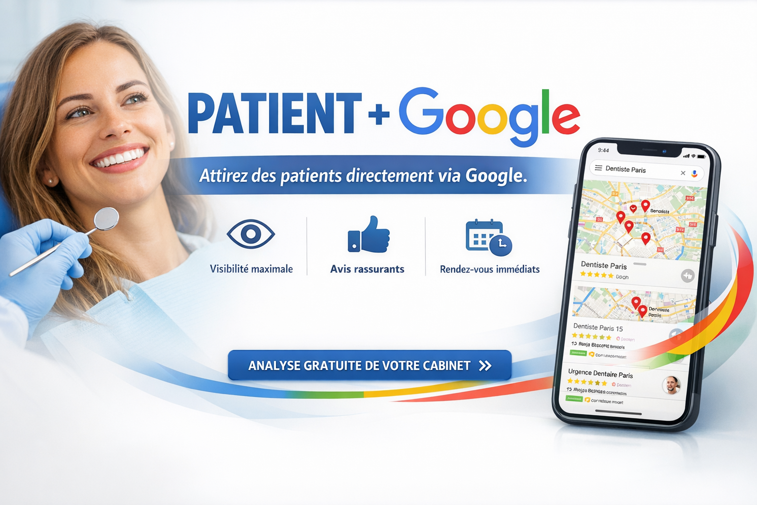 Attirez des patients sur Google sans dépendre de Doctolib